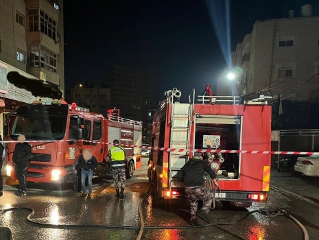 الدفاع المدني: طواقمنا تعرضت لإطلاق نار من الخارجين على القانون في جنين