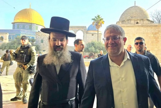 المتطرف بن غفير يقود اقتحام المستعمرين للمسجد الأقصى