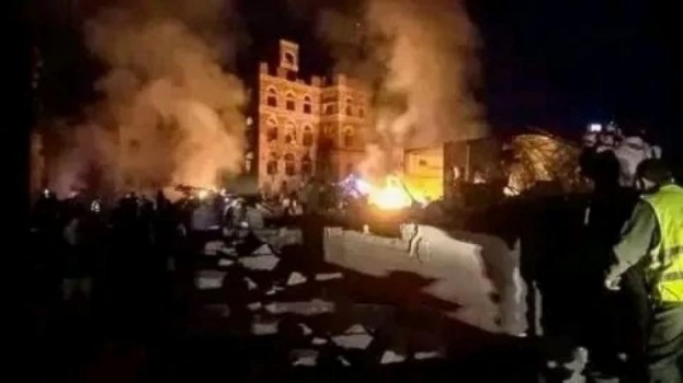 شهداء وجرحى في صنعاء.. العدوان الأميركي يجدد غاراته على اليمن