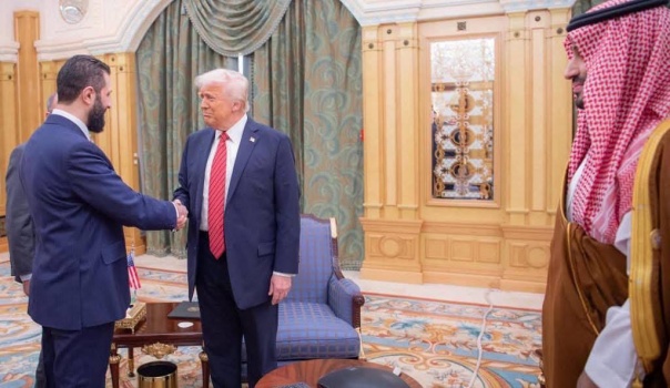 الشرع وترامب.. أول لقاء بين رئيسين أميركي وسوري منذ 25 عاما