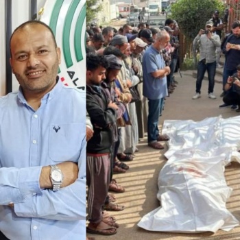 استشهد مع 11 من أفراد أسرته بقصف اسرائيلي .. عائلة الصحفي حسن سمور مسحت بالكامل من السجل المدني