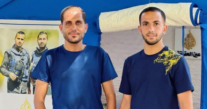 اغتيال خمسة صحافيين بينهم مراسلي الجزيرة انس الشريف ومحمد قريقع