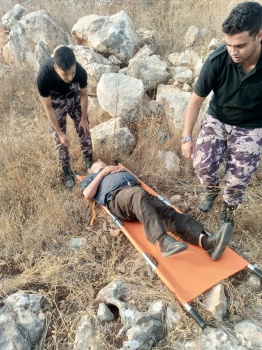 صور....خلال أقل من 8 ساعات دفاع مدني طولكرم يعثر على مسن مفقود