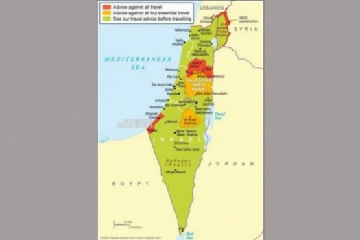 بدلا من الأراضي الفلسطينية..بريطانيا تدرج اسم فلسطين على خرائطها الرسمية لأول مرة