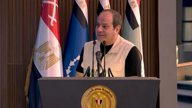 السيسي: لن أراهن بحياة المصريين من أجل إدخال المساعدات إلى غزة بالقوة