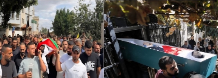 تشييع جثماني شهيدين في طولكرم ورام الله