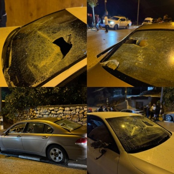 مستوطنون يهاجمون بلدة سنجل ويكسرون ثلاث مركبات