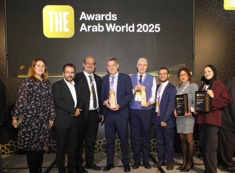 جامعة النجاح الوطنية الوحيدة عربيّاً التي تفوز بجائزتين مرموقتين ضمن جوائز التايمز التنافسية THE Awards Arab World 2025