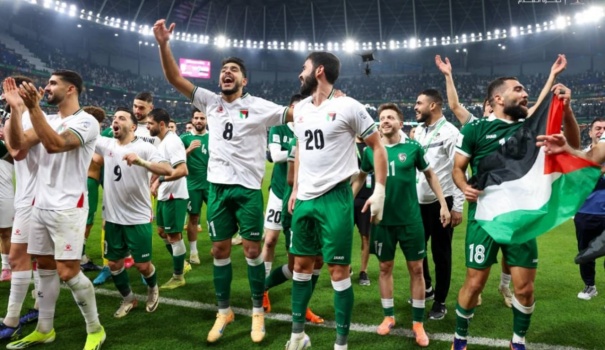 نجوم الفدائي يصنعون التاريخ: منتخب فلسطين يؤكد احقيته بالتواجد بين الثمانية الكبار بكأس العرب
