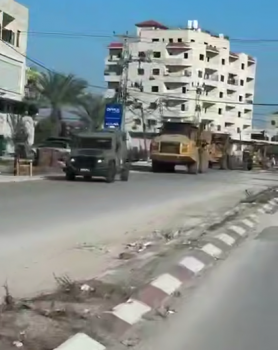 تزفيت تحت النار: الاحتلال يدخل اليات لمخيم جنين لطمس اثار التدمير