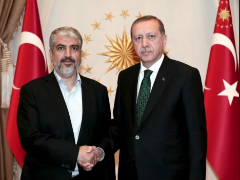 أردوغان يلتقي وفداً من حماس ويؤكد دعم تركيا للقضية الفلسطينية