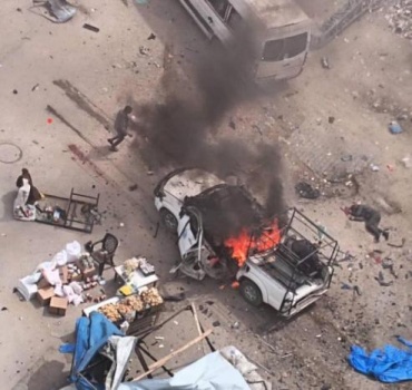 5 شهداء بينهم طفل في قصف مركبة تتبع للشرطة في غزة