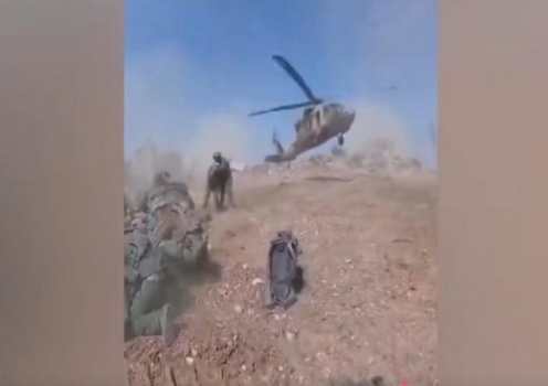 مشاهد غير مسبوقة .. مسيرة لحزب الله تضرب قوة إخلاء من جيش الاحتلال في الطيبة