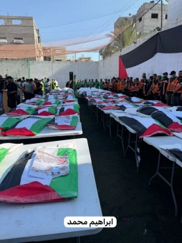 "8 آلاف جثمان تحت الأنقاض".. غزة تشيع رفات 75 شهيدا
