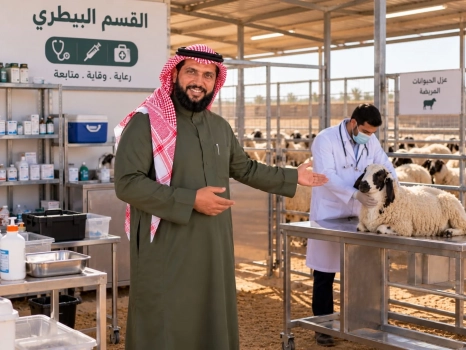 إبراهيم المعيوف يبرز أهمية المتابعة البيطرية في الحفاظ على صحة الثروة الحيوانية