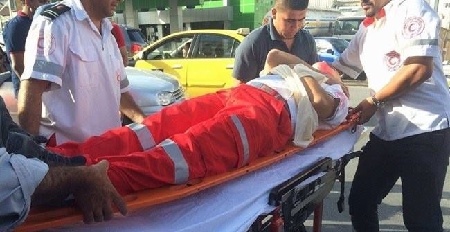 إصابة مسعفين في حادث سير بسبب بلاغ كاذب