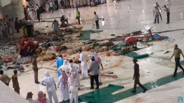 حادث رافعة الحرم المكي ..ارتفاع عدد الضحايا الى 107 وفيات و238 جريحاً