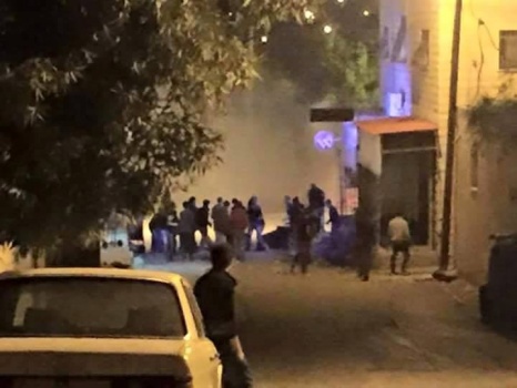 بالصور...مواجهات واعتقال شابين في قباطية جنوب جنين