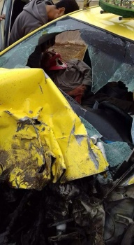 صور : اصابة مواطن بجروح بليغة في حادث سير بطوباس