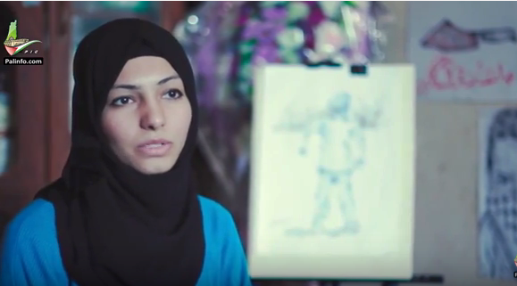 شاهد:تسنيم الجمل.. بـ"بصمة الإصبع" تساند ثورة أبناء جيلها