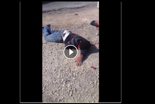بالفيديو : التحقيق مع الشهيد محمد الشوبكي وهو مصاب اصابة بالغة