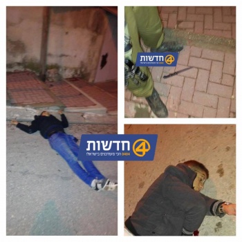 جريمة اعدام جديدة : استشهاد شابين برصاص الاحتلال في الخليل  (فيديو وصور)