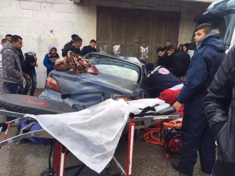 مصرع شاب و 3 اصابات بتصادم في بلدة بيتونيا