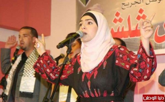 بالصور : عقد قران الفنانة الفلسطينية ميس شلش على شاب مقيم فى النمسا