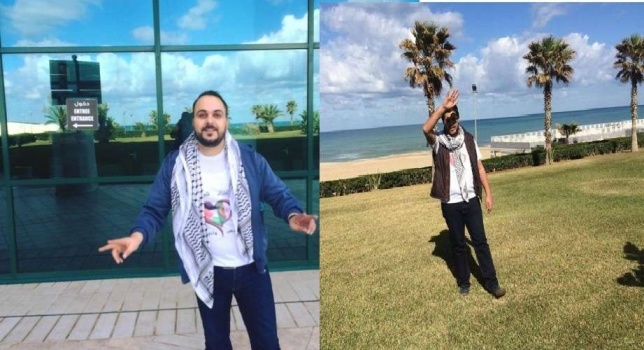 بالفيديو: قاسم النجار وشادي البوريني يحملان هدية من الشعب الفلسطيني إلى "الجزائر"