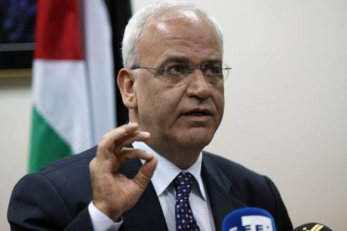 عريقات: الإسرائيليون صوتوا ضد حل الدولتين