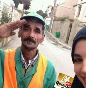 "سيلفي" ابنة عامل نظافة مع أبيها تشعل مواقع التواصل الاجتماعي.. ونشطاء: "والله وعرفت تربي"