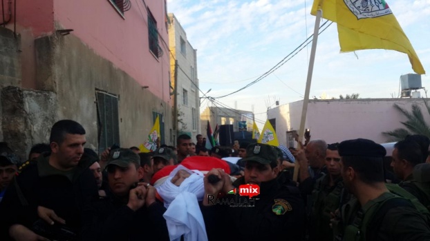 صور وفيديو....تشييع جثمان العميد جرادات في بلدة السيلة الحارثية غرب جنين