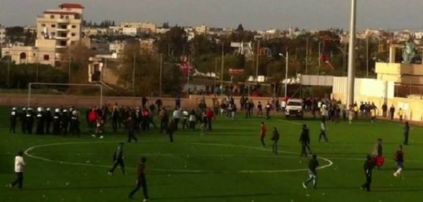 إصابتان طعنا بالسكاكين اثر شجار بين مشجعي فريقين من جنين في ملعب بلدية طولكرم