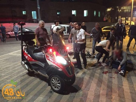 بالصور ..العملية الثالثة اليوم :قتلى اصابات بين الصهاينة في عملية طعن بيافا