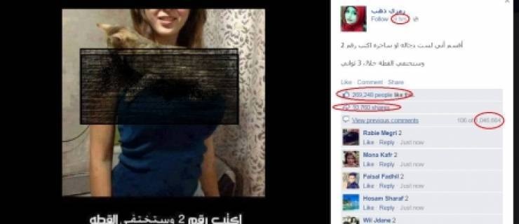 صورة تهز صفحات فيسبوك..ما قصتها؟