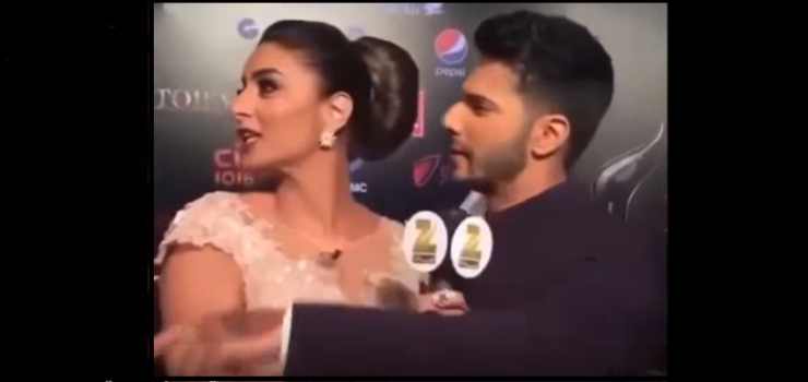 فيديو| ممثل هندي يفاجئ مذيعة مصرية بقبلة على الهواء