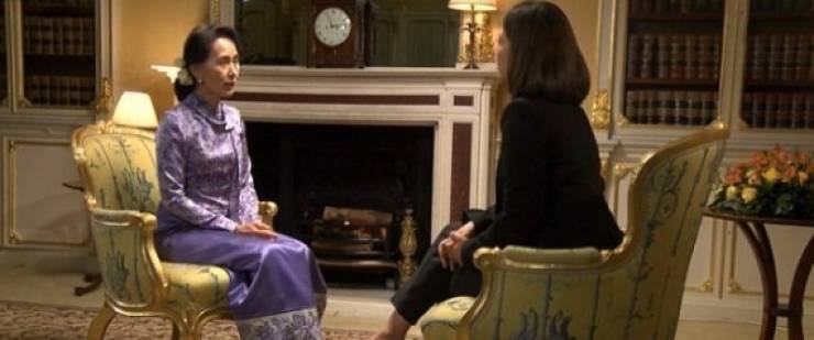 زعيمة المعارضة في بورما: "لم يخبرني أحد أني سأجري حواراً مع مسلمة"