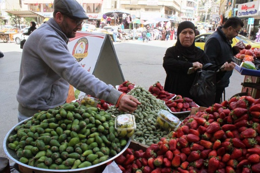 أسعار اللوز الأخضر في نابلس خيالية !