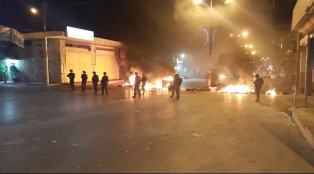 الأحتلال يعتقل شاباُ و فتى مصاب في بلدة الرام