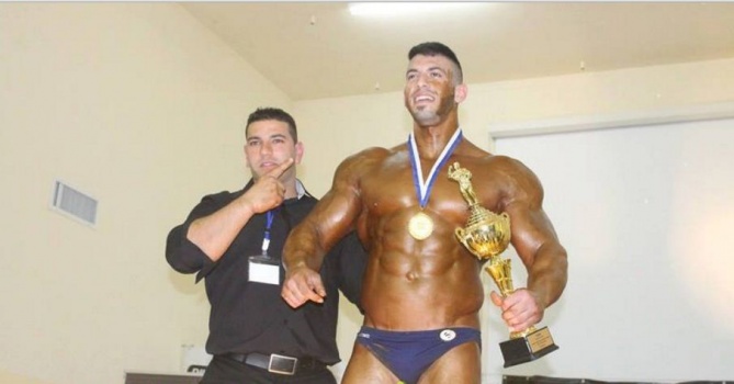 البطل همام المشني يتربع على المركز الأول في بطولة الوسط العربي بالداخل