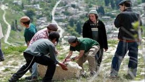 إصابة فلسطينيين جراء رشق مستوطنين لسيارتهم بالحجارة
