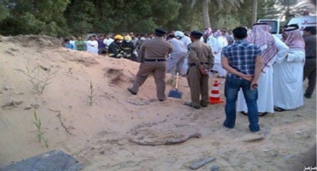 السعودية.. تفاصيل مريعة عن حادثة دفن 5 هنود أحياء بالقطيف..صور