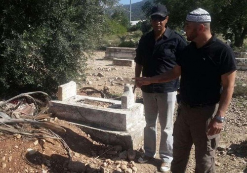 بالصور..نبش مقبرة القسام.. جريمة بأحكام قضائية وتنفيذ يميني متطرف