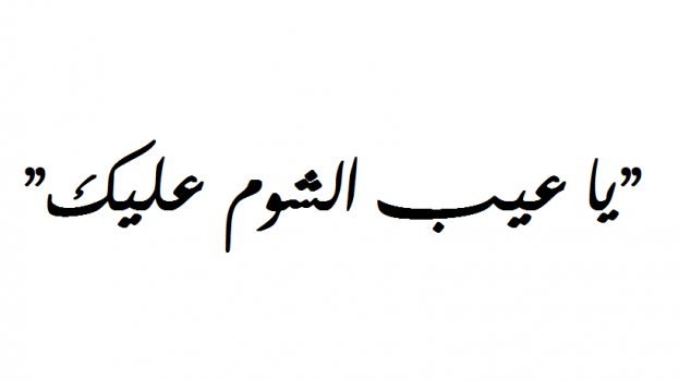 ما هي قصة مثل "يا عيب الشوم عليك"؟