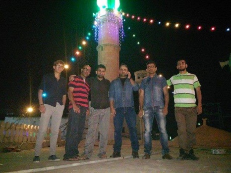 تزيين مسجد سيلة الحارثية الكبير أبتهاجاً بقدوم شهر رمضان الكريم