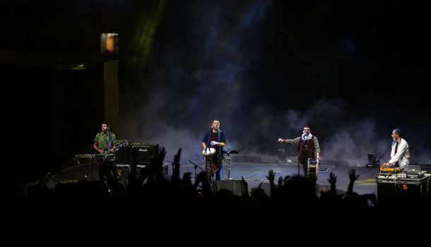فرقة "47 soul" تفتتح اولى عروض مهرجان فلسطين الدولي في رام الله