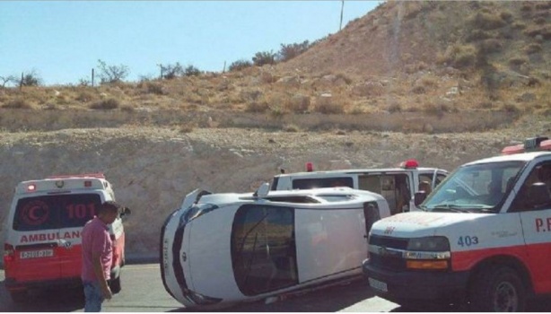 بالصور:5 إصابات بحادث سير في بيت لحم