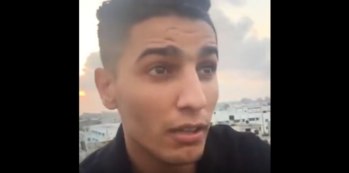 فيديو:محمد عساف يعود إلى غزة ويتواصل مع متابعيه من سطح منزله