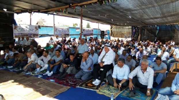 أهالي قرية قلنديا ينظمون فعاليات ضد هدم منازلهم من قبل الاحتلال
