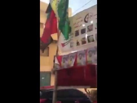 فيديو: عريس يوقف موكب زفافه ليزور خيمة تضامن مع الأسرى في نابلس